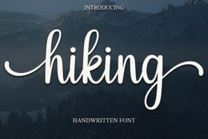 Hiking Font