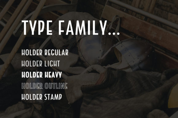 Holder Family Font - Image 2