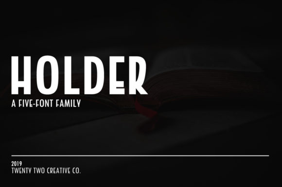 Holder Family Font