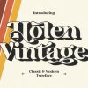 Holen Vintage Font