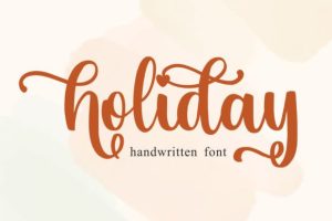 Holiday Font