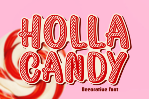 Holla Candy Font