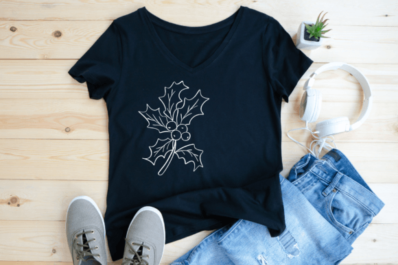 Holly Christmas Font - Image 6