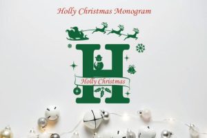 Holly Christmas Font