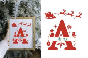 Alternative view of Holly Christmas Font