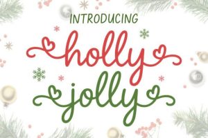 Holly Jolly Font