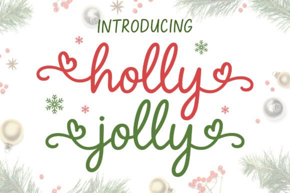 Holly Jolly Font