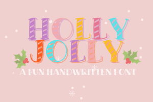 Holly Jolly Font