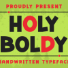 Holy Boldy Font