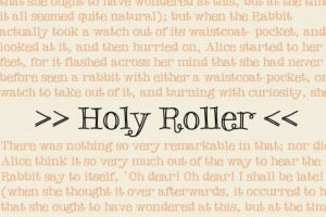 Holy Roller Font