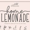 Home Lemonade Font