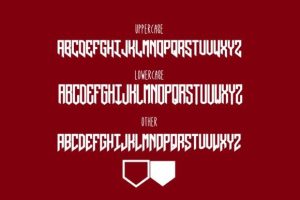 Alternative view of Home Plate Font