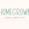 Homegrown Font