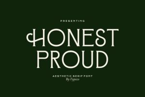 Honest Proud Font