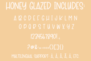 Alternative view of Honey Glazed Font