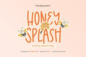 Honey Splash Font