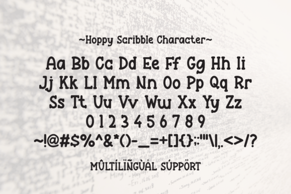 Hoppy Scribble Font - Image 6