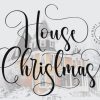 House Christmas Font