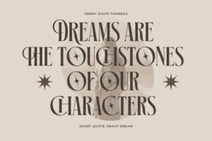 Alternative view of House District Font