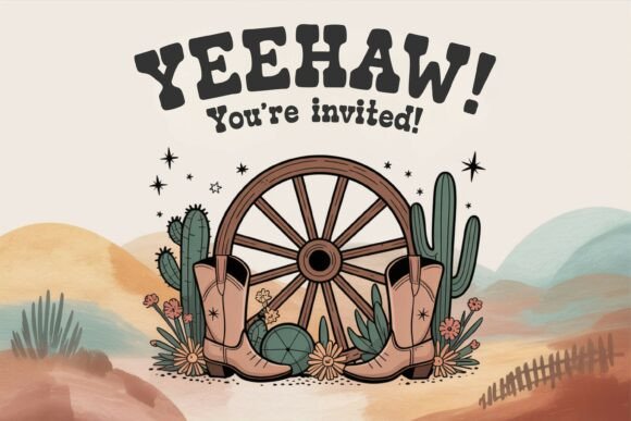 Howdy Cowgirl Font - Image 4