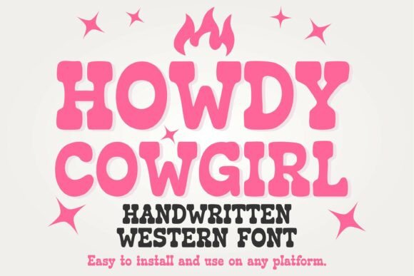 Howdy Cowgirl Font - Image 7