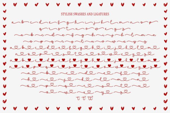 I Love You Font - Image 9