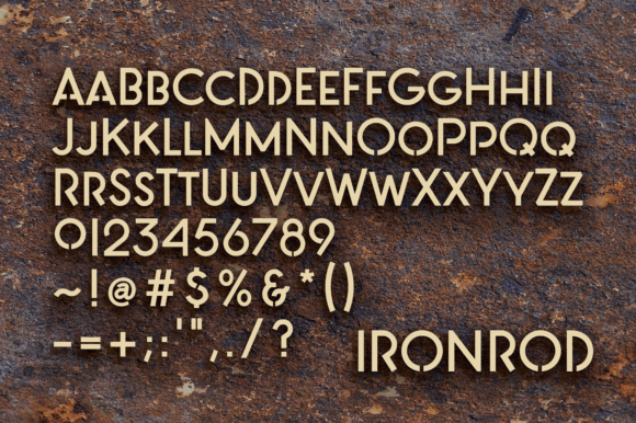 Ironrod Font - Image 3