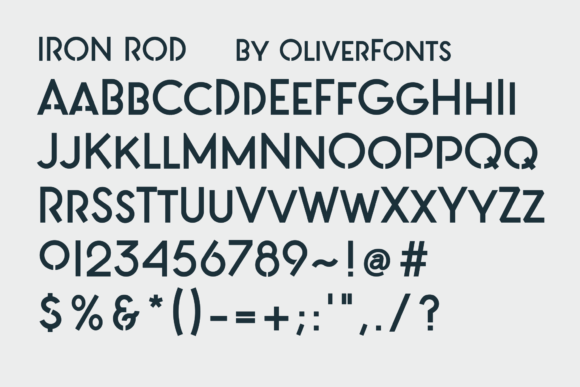 Ironrod Font - Image 6