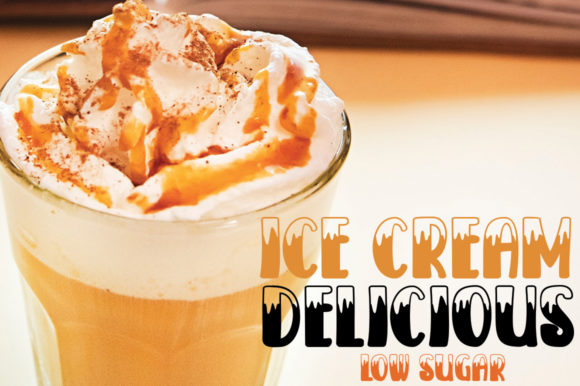 Ice Cream SodaWater Font - Image 3