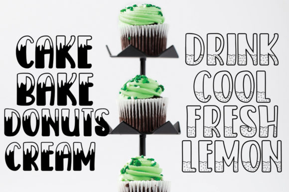 Ice Cream SodaWater Font - Image 4