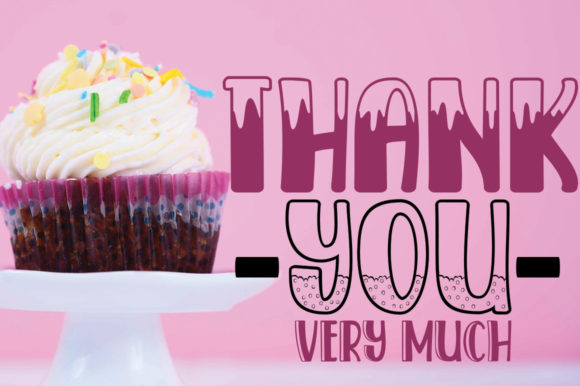 Ice Cream SodaWater Font - Image 8