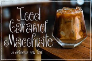 Iced Caramel Macchiato Font