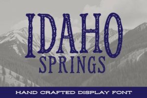 Idaho Springs Font
