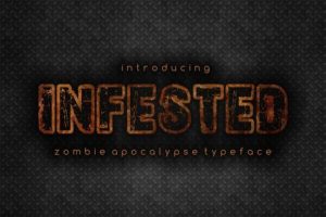 Infested Font