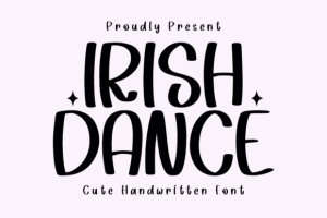 Irish Dance Font