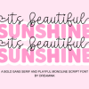 It's Beautiful Sunshine Font