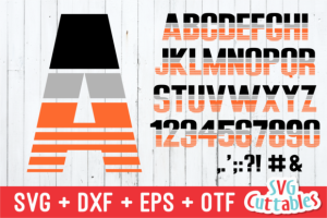 JP Athletic Stripes Font