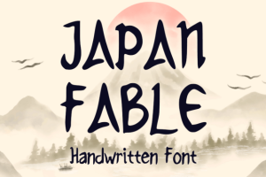 Japan Fable Font