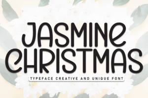 Jasmine Christmas Font