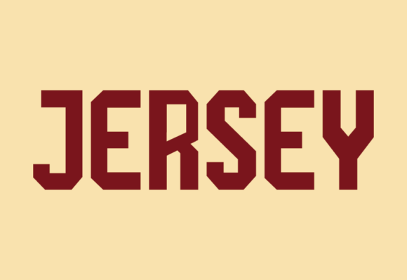 Jersey Font