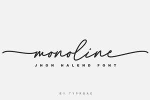 Alternative view of Jhon Halend Font