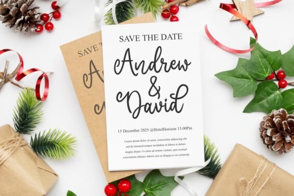 Jolly Holly Christmas Font - Image 4