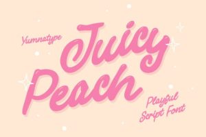Juicy Peach Font