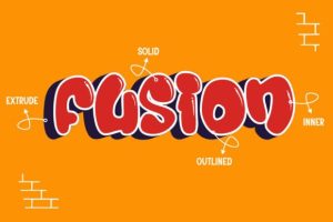 Alternative view of Juicy Snap Font