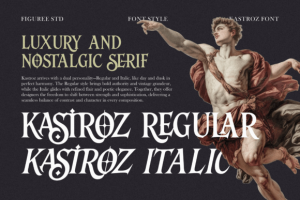 Alternative view of Kastroz Font