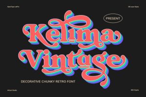 Kelima Vintage Font