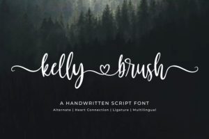 Kelly Brush Font