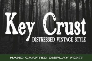 Alternative view of Key Crust Font