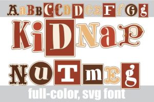 Kidnap Nutmeg Font