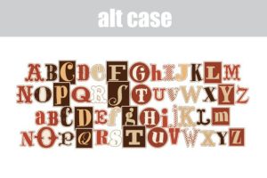 Alternative view of Kidnap Nutmeg Font